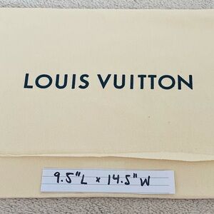 Louis Vuitton Beige Dust Bag Louis Vuitton Medium Dust Bag Louis Vuitton Dustbag
